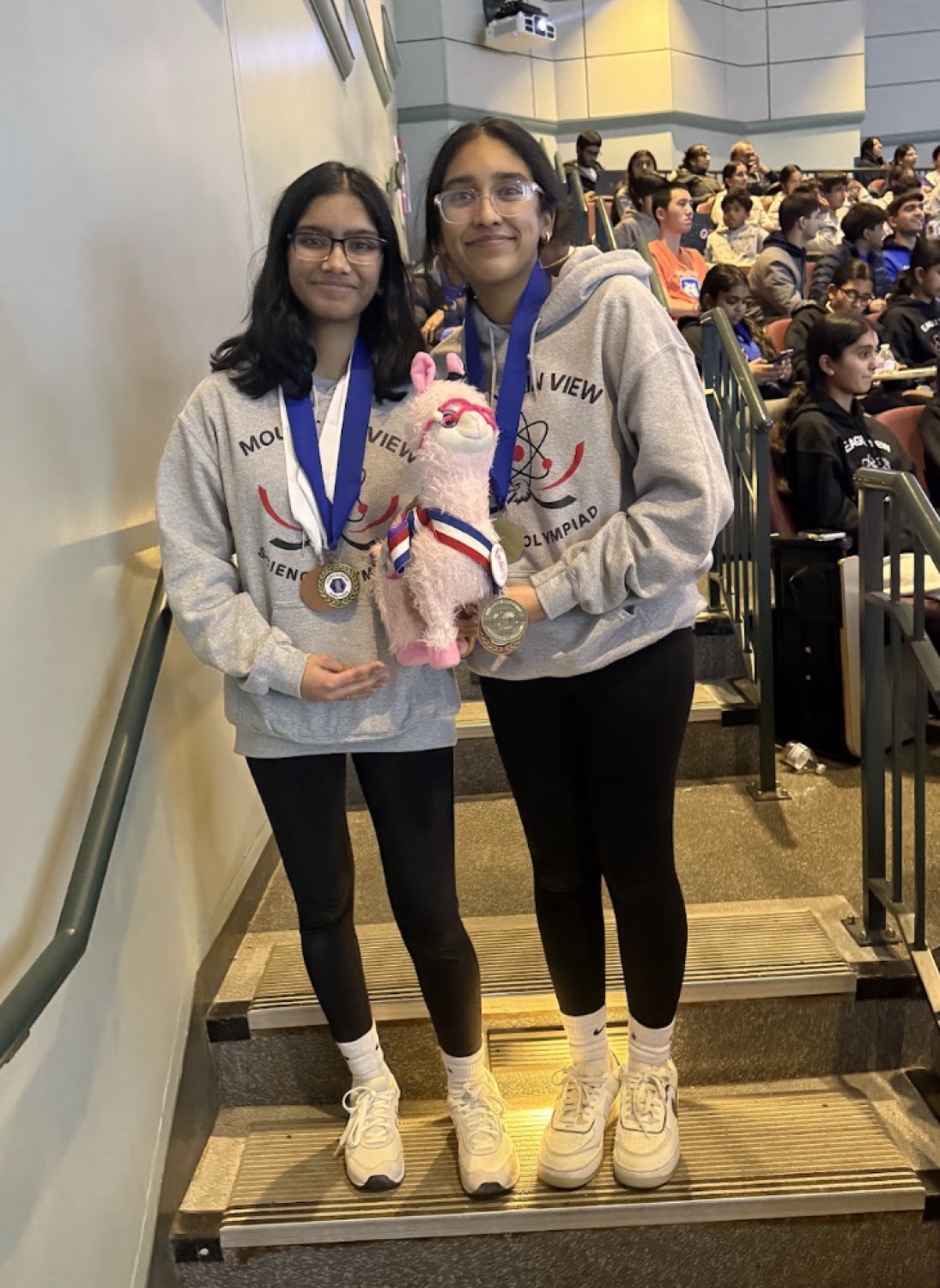 Students at a competition