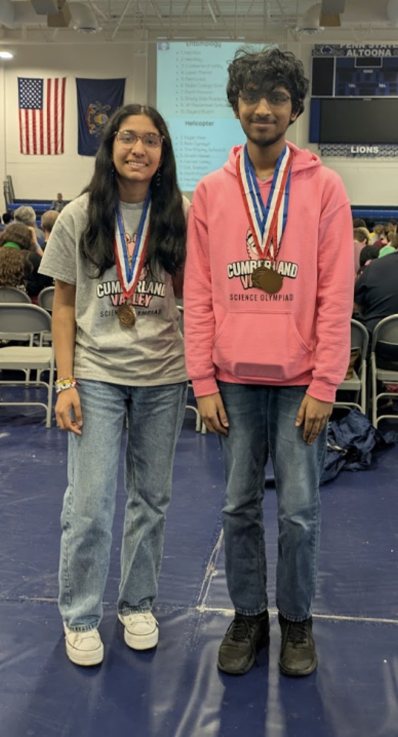 Students with medals